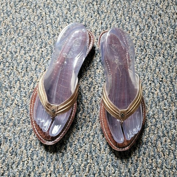 Gold Reef Cushion Thong Sandals Size 7.5 - Picture 14 of 14